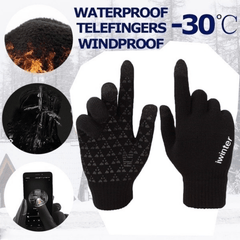 Winter Warm Unisex Fleece Touch Screen Gloves