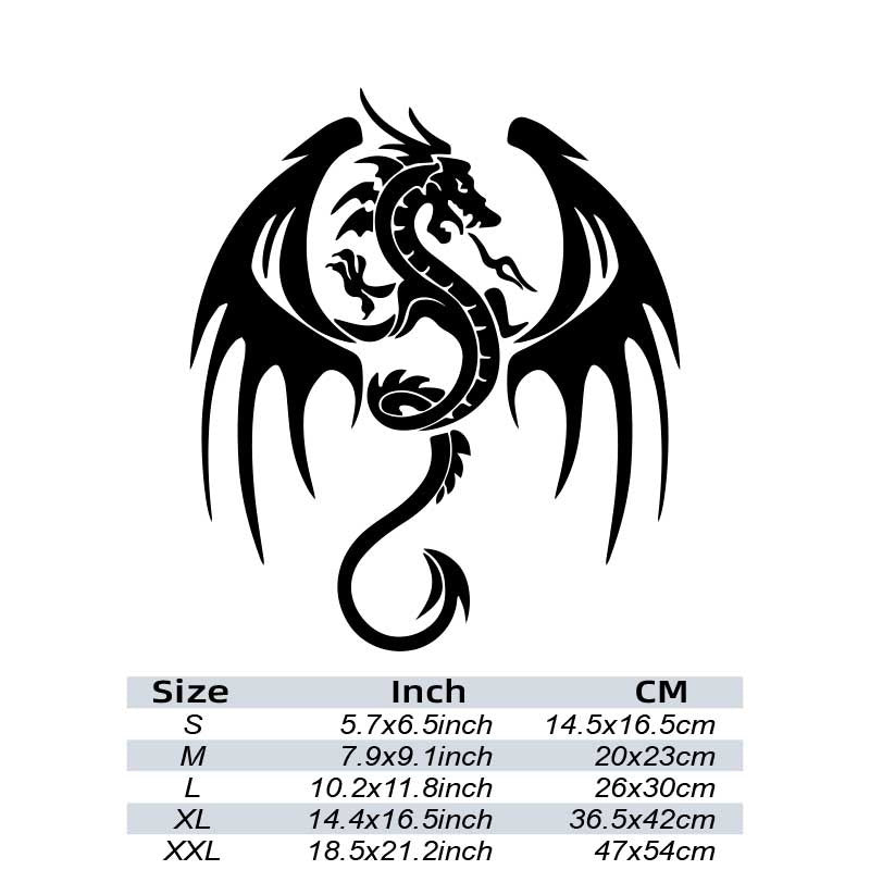 Dragon Reflective Sticker - Ancient Magic Car Accessories