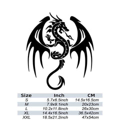 Dragon Reflective Sticker - Ancient Magic Car Accessories