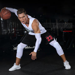 Basketball Knee Pads Honeycomb Foam Brace for Compression & Support