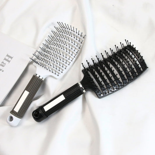 Professional Curved Detangling Comb for Fast Drying and Styling