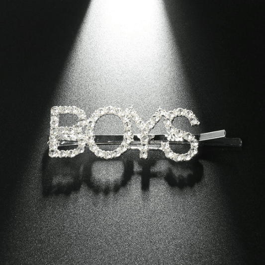 Rhinestone Letters Hair Clip Head Jewelry for Women