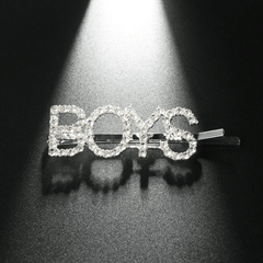 Rhinestone Letters Hair Clip Head Jewelry for Women