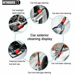 5pcs Car Cleaning Detail Brush Set - Air Conditioner Outlet Clean Brush