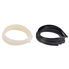 10pcs Plastic Hair Band No Teeth Solid Headband Hair Accessory
