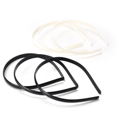 10pcs Plastic Hair Band No Teeth Solid Headband Hair Accessory