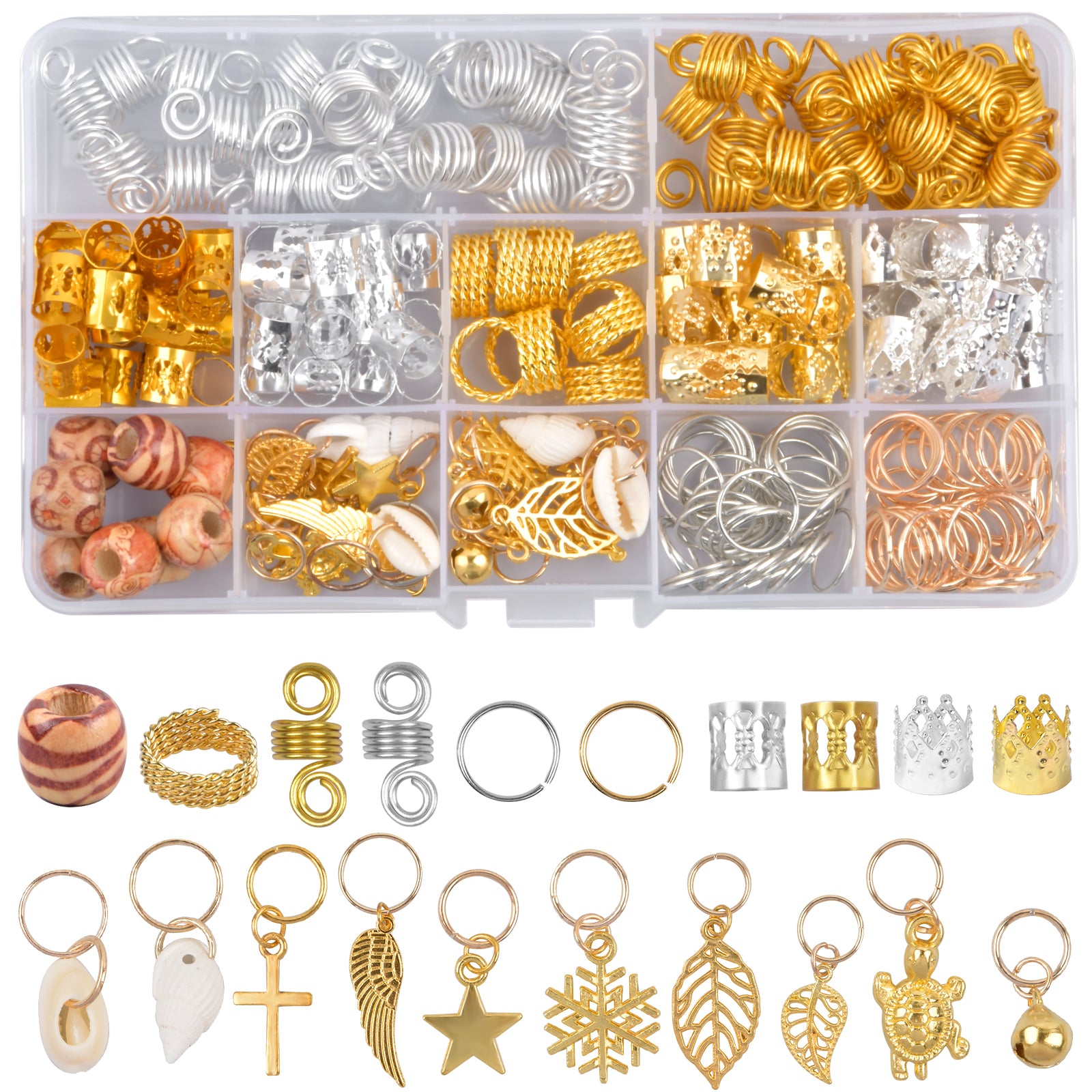 Hair Jewelry For Braids Coils Dreadlocks Accessories