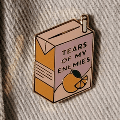 Tears Of My Enemies Men's Novel Brooch