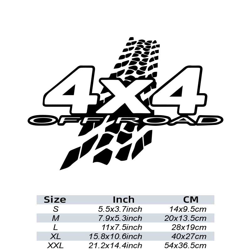 4x4 Off Road Mud Vinyl Decal - Stand Out with Style