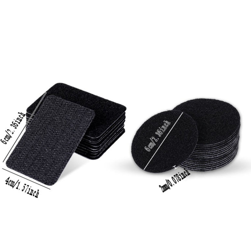 10 Pairs Adhesive Hook and Loop Fastener Tape Nylon Sticker with Glue