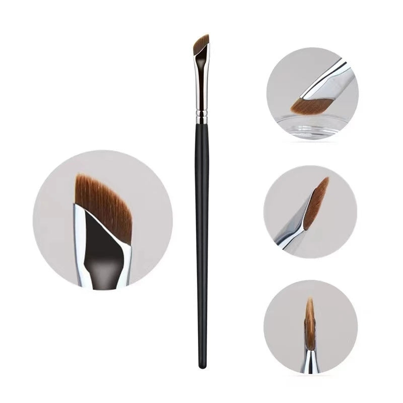 1PC Sickle Eyeliner Brush Edge Makeup Brush Liquid Eyeliner Brush