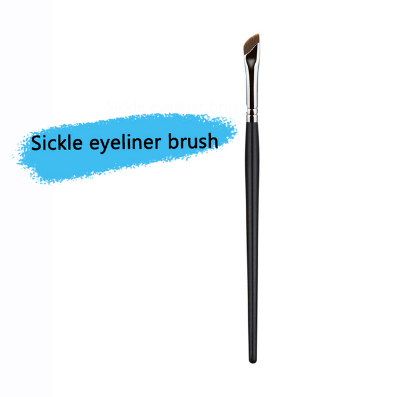 1PC Sickle Eyeliner Brush Edge Makeup Brush Liquid Eyeliner Brush
