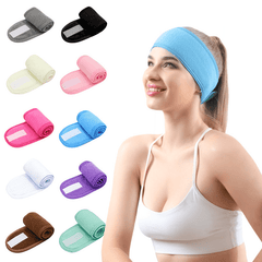 Women Headband Adjustable Wide Hairband Yoga Spa Bath Shower Makeup