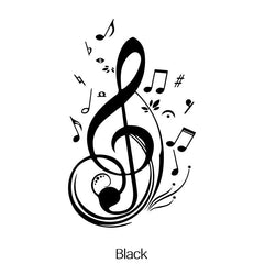 Music Notes Home Decor Sticker for Car SUV or Window