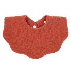 Baby Printed Towel Cotton Gauze Wavy Edge Muslin Bib