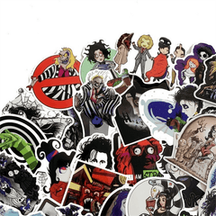 50pcs Movie Character Doodle Sticker Cartoon Animation Waterproof Sticker