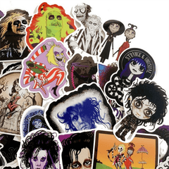 50pcs Movie Character Doodle Sticker Cartoon Animation Waterproof Sticker