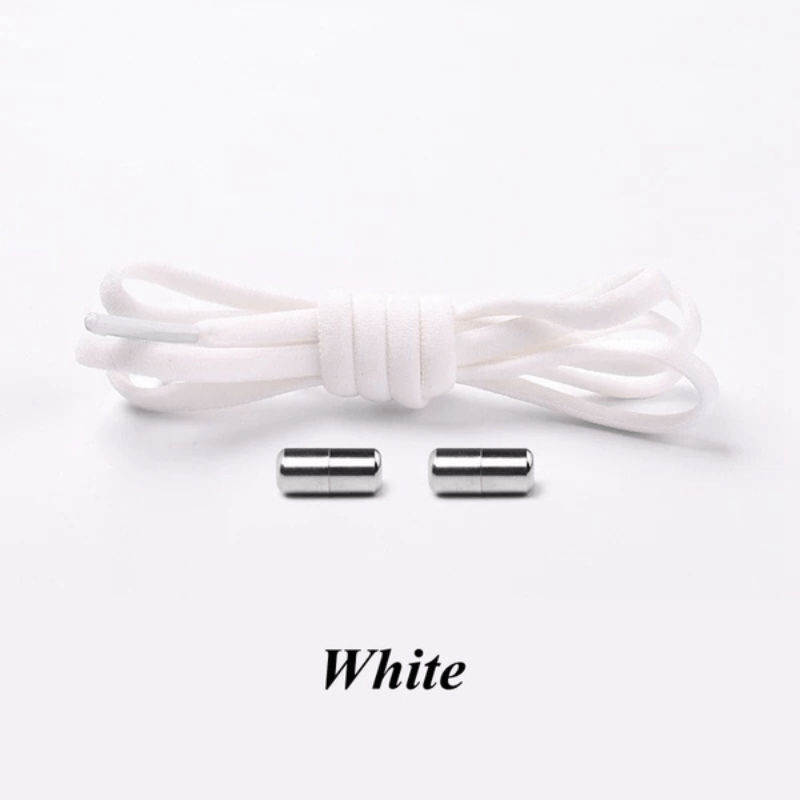 No Tie Shoelaces Round Elastic Shoe Laces For Sneakers 16