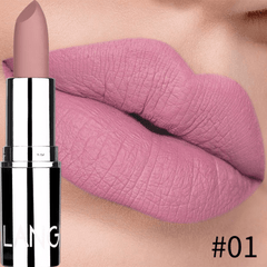 Moisturizing Matte Lipstick Waterproof Velvet Finish Long Lasting