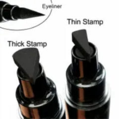 2 In 1 Eyeliners Seal Pen Fast Drying Smudge Proof Waterproof Eyeliner Stamp