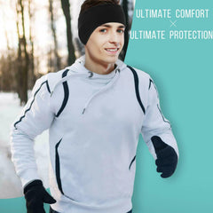 Men's Winter Headband & Ear Warmers for Yoga Cycling Running