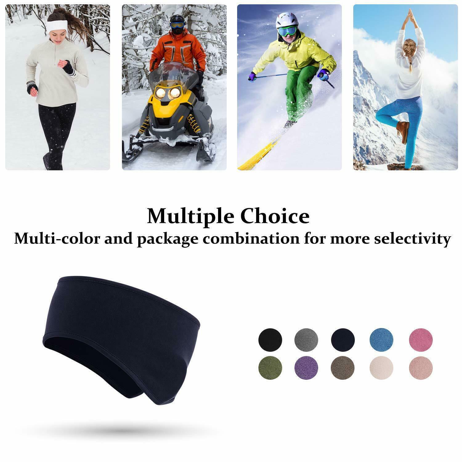 Men's Winter Headband & Ear Warmers for Yoga Cycling Running