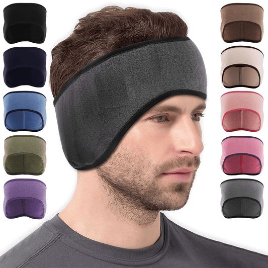 Men's Winter Headband & Ear Warmers for Yoga Cycling Running