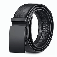 Men's Leather Belt with Automatic Buckle