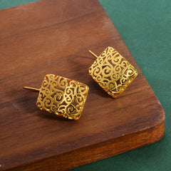 Celtic Rectangle Drop Earrings For Women