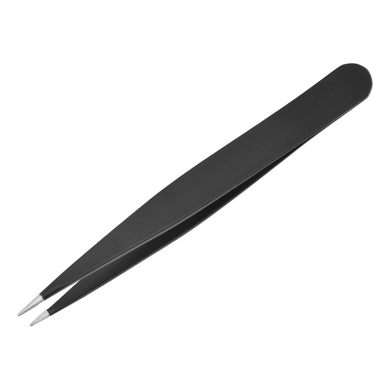 4pc Eyebrow Tweezers Set Precision Slant Flat Pointed Tips