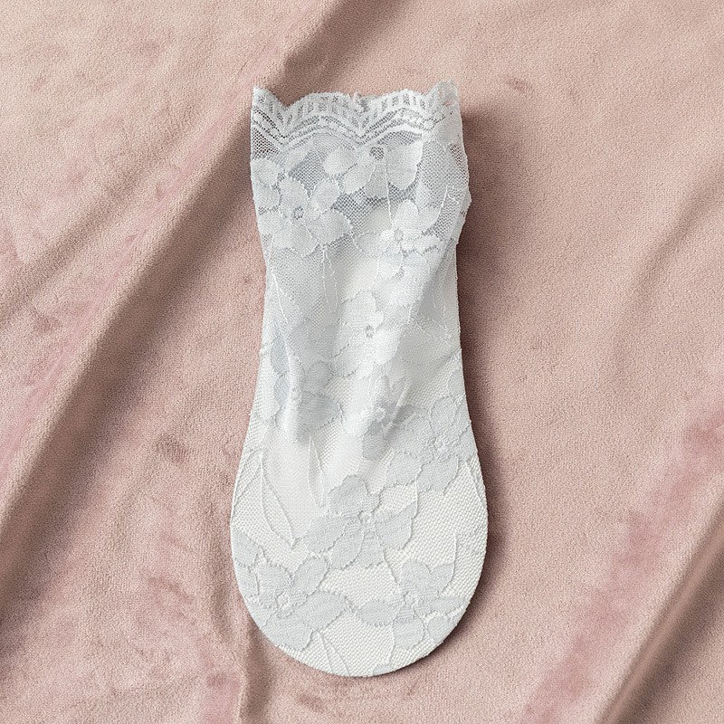 Floral Lace Short Socks Women's Stockings