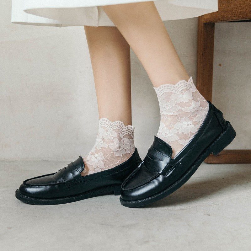 Floral Lace Short Socks Women's Stockings