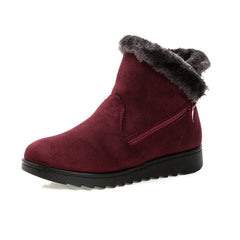 Platform Ankle Boots Fleece Lined Short Boots