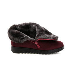 Platform Ankle Boots Fleece Lined Short Boots