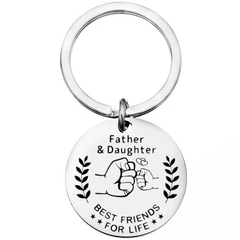 1pc Dad From Daughter Key Chain Birthday Father's Gift Christmas Funny Gift