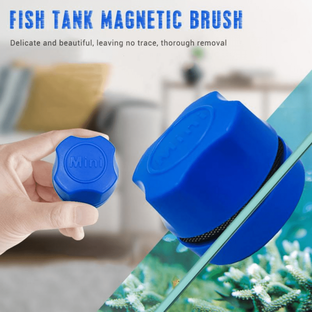 Magnetic Aquarium Glass Cleaner Brush for Algae Removal