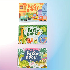 Animal Numbers & Letters Toy Book for 3-6 Years Old