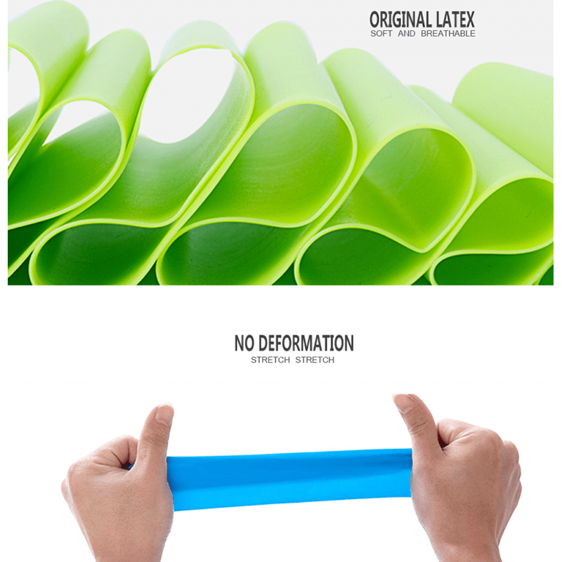 Resistance Band for Yoga Pilates and Strength Training - Durable Tension Band