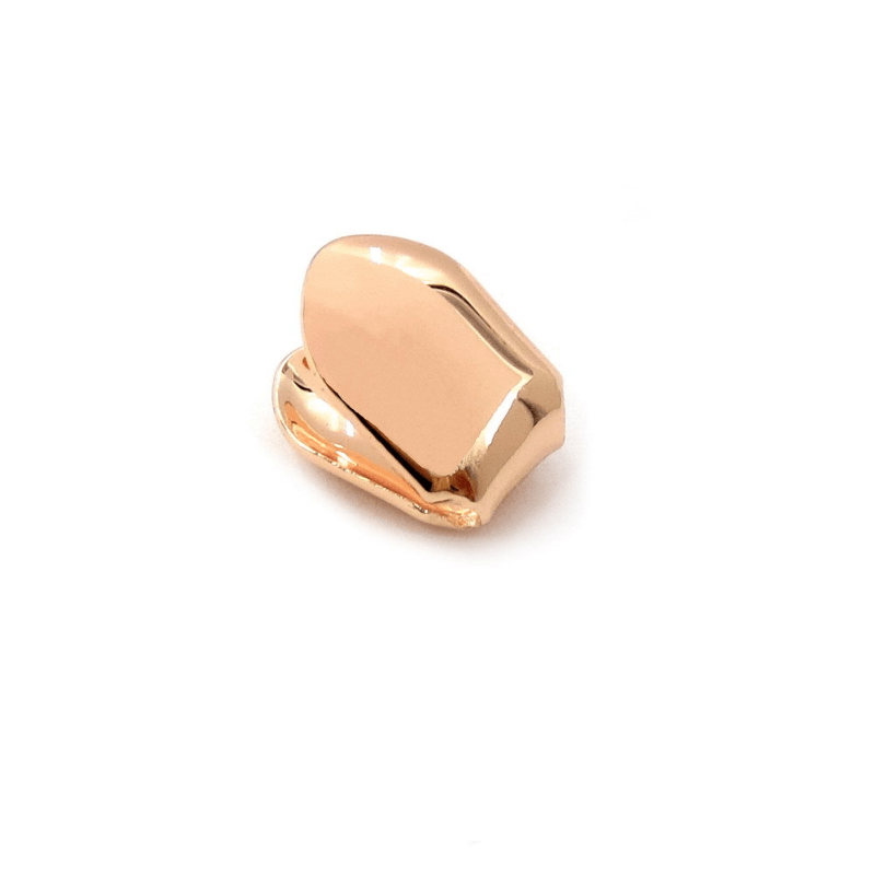Hip Hop Golden Single Brace Vacuum Metal Plating Jewelry