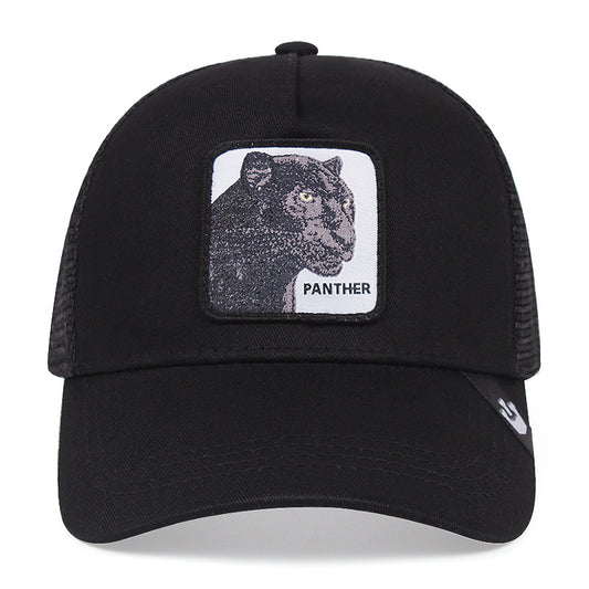Animal Pattern Patch Baseball Cap Mesh Trucker Hat
