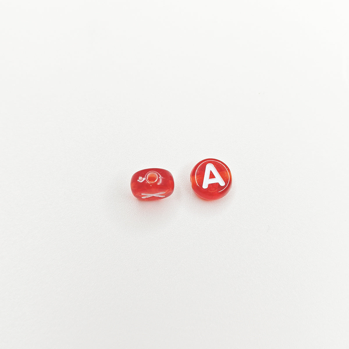 Colorful Transparent Round Alphabetic Letter Beads For Jewelry