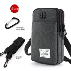 Men's Mobile Phone Crossbody Bag Functional Belt Waist Bag For Work