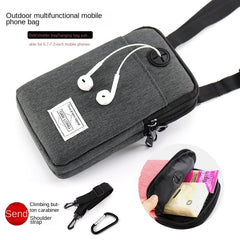 Men's Mobile Phone Crossbody Bag Functional Belt Waist Bag For Work