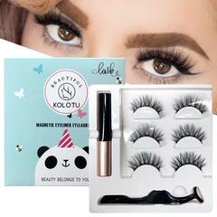 Magnetic Eyeliner Eyelash Set with 3D Mink Lashes