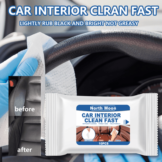 Efficient Wet Towel & Leather Seat Cleaner for Car Interiors