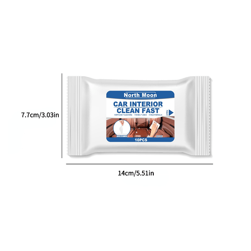 Efficient Wet Towel & Leather Seat Cleaner for Car Interiors