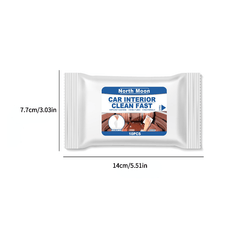 Efficient Wet Towel & Leather Seat Cleaner for Car Interiors