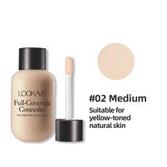 Matte Finish Waterproof Full Coverage Concealer for Dark Circles Acne Blemishes