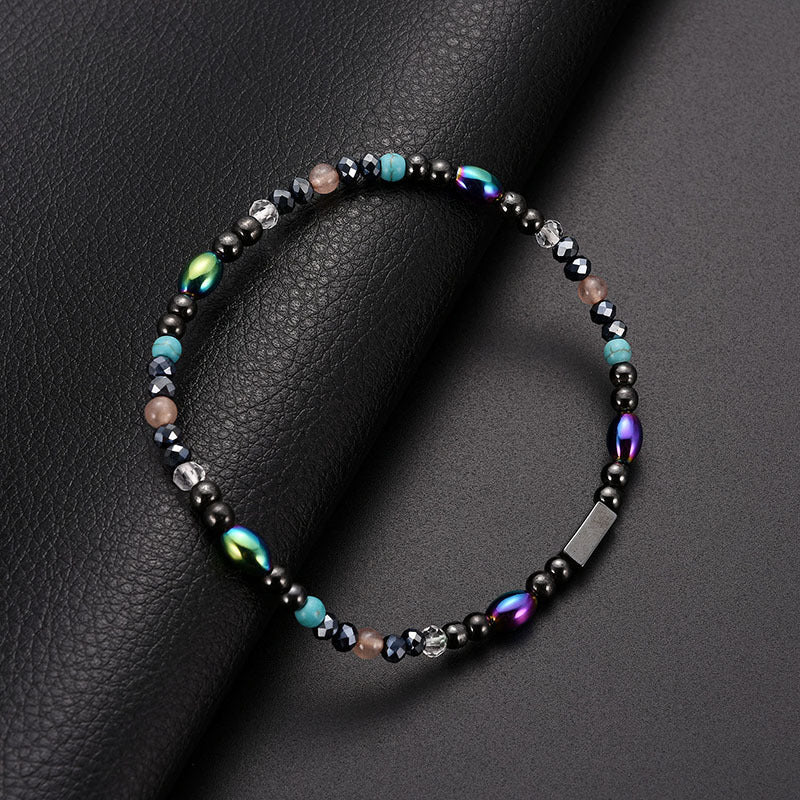 Colorful Beads Ankle Bracelet Elastic Anklet Bohemian Beach Accessories