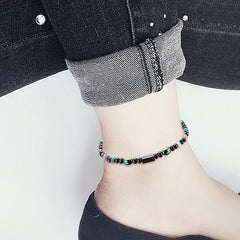 Colorful Beads Ankle Bracelet Elastic Anklet Bohemian Beach Accessories